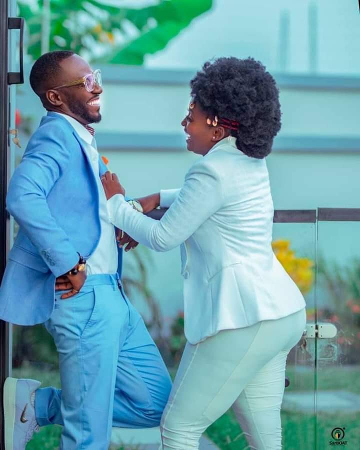 Okyeame Kwame and wife, Annica Nsiah-Apau